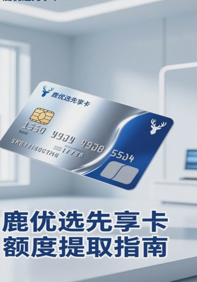 鹿优选购物额度怎么提取现金